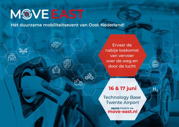 16 en 17 juni: Move East, hét duurzame mobiliteitsevent van Oost-Nederland