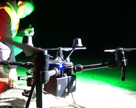 Trainen en testen met drones in het donker